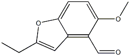 2-ethyl-5-methoxybenzofuran-4-carbaldehyde Structure