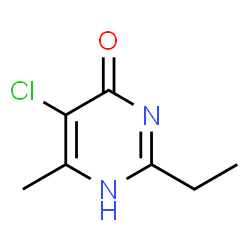 5-Chloro-2-ethyl-6-methyl-4(3H)-pyrimidone Structure