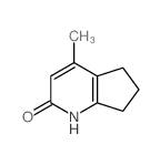 4-METHYL-1,5,6,7-TETRAHYDRO-2H-CYCLOPENTA[B]-PYRIDIN-2-ONE structure