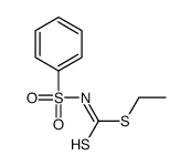 ethyl N-(benzenesulfonyl)carbamodithioate结构式