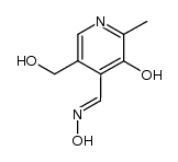 2-Methyl-3-hydroxy-4-formyl-5-hydroxymethylpyridine oxime结构式