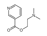 2-(dimethylamino)ethyl pyridine-3-carboxylate结构式