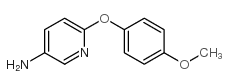 6-(4-甲氧基苯氧基)吡啶-3-胺结构式