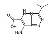 1H-Pyrazolo[5,1-c]-1,2,4-triazole-6-carboxylicacid,7-amino-3-(1-methylethyl)-结构式