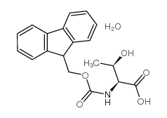 Fmoc-L-threonine monohydrate structure