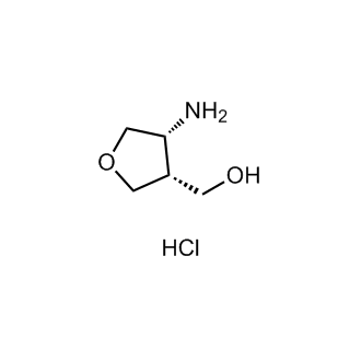 rel-((3R,4R)-4-氨基四氢呋喃-3-基)甲醇盐酸盐结构式