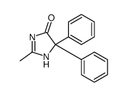 2-methyl-4,4-diphenyl-1H-imidazol-5-one Structure