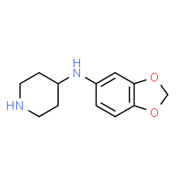 BENZO[1,3]DIOXOL-5-YL-PIPERIDIN-4-YL-AMINE结构式