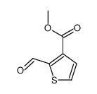 2-Formyl-3-thiophenecarboxylic acid methyl ester structure