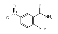 2-氨基-5-硝基苯硫代甲酰胺结构式
