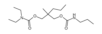 N,N-Diaethyl-N',2-dipropyl-2-methyl-1,3-dicarbamoyloxy-propan结构式