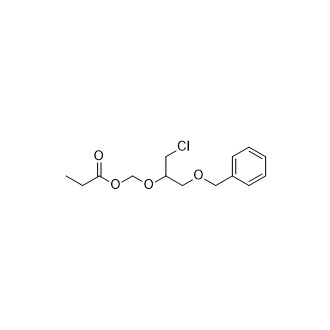 ((1-(苄氧基)-3-氯丙-2-基)氧基)丙酸甲酯结构式