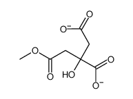 Methyl citrate Structure