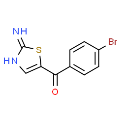 (2-AMINO-THIAZOL-5-YL)-(4-BROMO-PHENYL)-METHANONE结构式