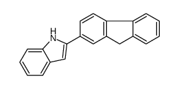 2-(9H-fluoren-2-yl)-1H-indole结构式