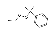 ethyl-(1-methyl-1-phenyl-ethyl)-peroxide结构式