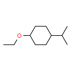 Cyclohexane, 1-ethoxy-4-(1-methylethyl)-, trans- (9CI) Structure