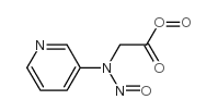 Glycine, N-nitroso-N-3-pyridyl-, 1-oxide (8CI)结构式