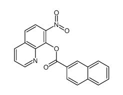 (7-nitroquinolin-8-yl) naphthalene-2-carboxylate Structure