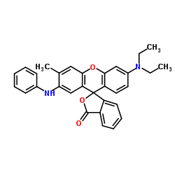 7-Anilino-3-diethylamino-6-methyl fluoran structure