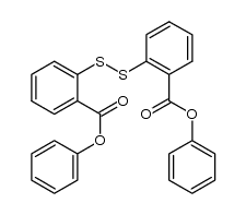 bis(2-carbophenoxyphenyl) disulphide Structure