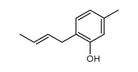 2-(But-2-enyl)-5-methyl-phenol结构式