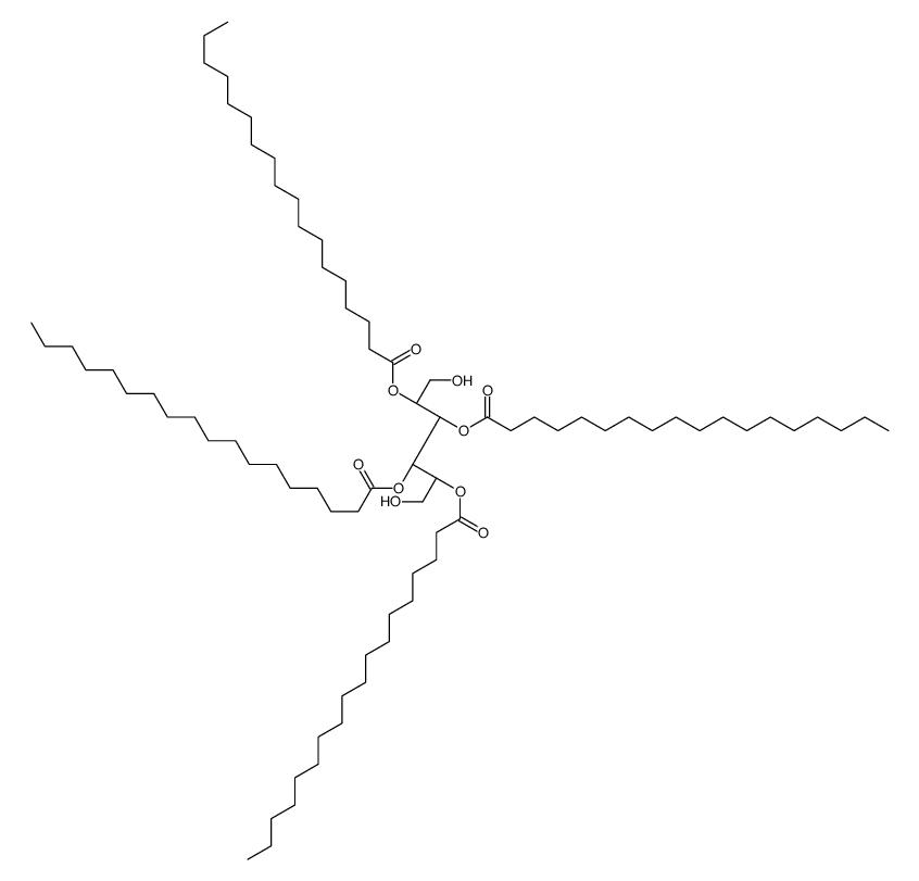 2,3,4,5-tetrastearoyl-D-glucitol Structure