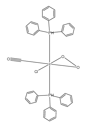 [IrCl(η2-O2)(CO)(PPh3)2] Structure