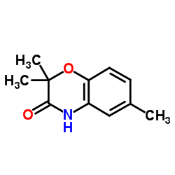 2,2,6-Trimethyl-2H-1,4-benzoxazin-3(4H)-one structure