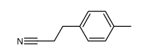 BENZENEPROPANENITRILE, 4-METHYL-结构式