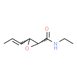 Oxiranecarboxamide, N-ethyl-3-(1-propenyl)- (9CI)结构式