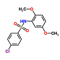 4-Chloro-N-(2,5-dimethoxyphenyl)benzenesulfonamide结构式