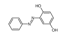 2-Phenylazo-1,4-benzenediol结构式