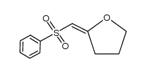 (tetrahydro-2-furylidene)methyl phenyl sulphone Structure