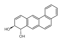 trans-8,9-dihydroxy-8,9-dihydrobenz[a]anthracene Structure