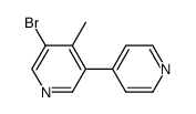 5-Bromo-4-methyl-3,4'-bipyridine Structure