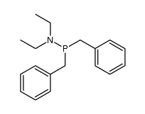 (Diethylamino)dibenzylphosphin Structure