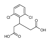 3-(2,6-Dichlorophenyl)pentanedioic acid Structure
