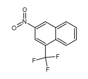 1-trifluoromethyl-3-nitronaphthalene结构式