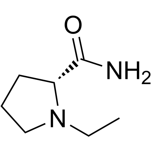 2-Pyrrolidinecarboxamide,1-ethyl-,(2R)-(9CI) Structure