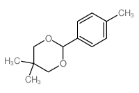 1,3-Dioxane,5,5-dimethyl-2-(4-methylphenyl)- Structure