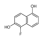 1,6-Naphthalenediol,5-fluoro-结构式