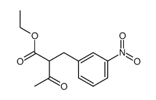 2-(3-nitrobenzyl)-3-oxo-butyric acid ethyl ester Structure