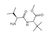 (S)-2-((S)-2-Amino-3-methyl-butyrylamino)-3,3-dimethyl-butyric acid methyl ester Structure