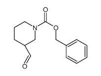 (S)-3-甲酰基哌啶-1-羧酸苄酯结构式