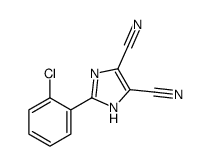 2-(2-chlorophenyl)-1H-imidazole-4,5-dicarbonitrile Structure