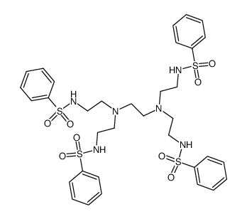 tetrakis-N-(2-benzenesulfonylamino-ethyl)-ethylenediamine结构式