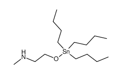 N-methyl-2-((tributylstannyl)oxy)ethan-1-amine Structure