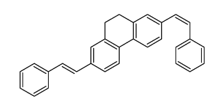 2,7-bis(2-phenylethenyl)-9,10-dihydrophenanthrene Structure