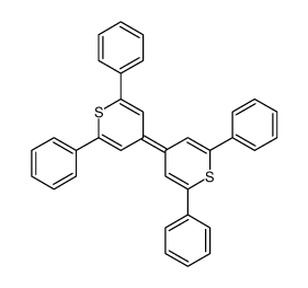4-(2,6-diphenylthiopyran-4-ylidene)-2,6-diphenylthiopyran Structure